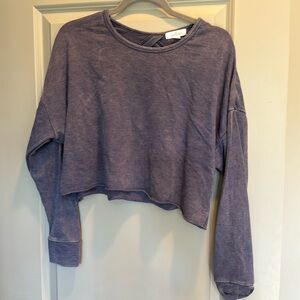 Pullover with open back